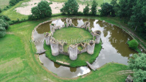 drone vendee chateau de commequier