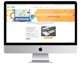 réalisation site internet netcom informatique challans vendee webmaster webdesign