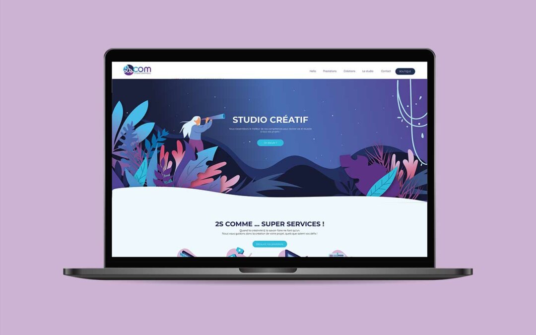 Création du site internet 2SCOM